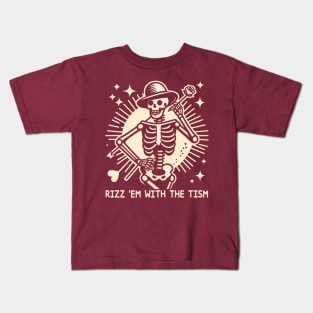 Rizz 'Em With The 'Tism Kids T-Shirt